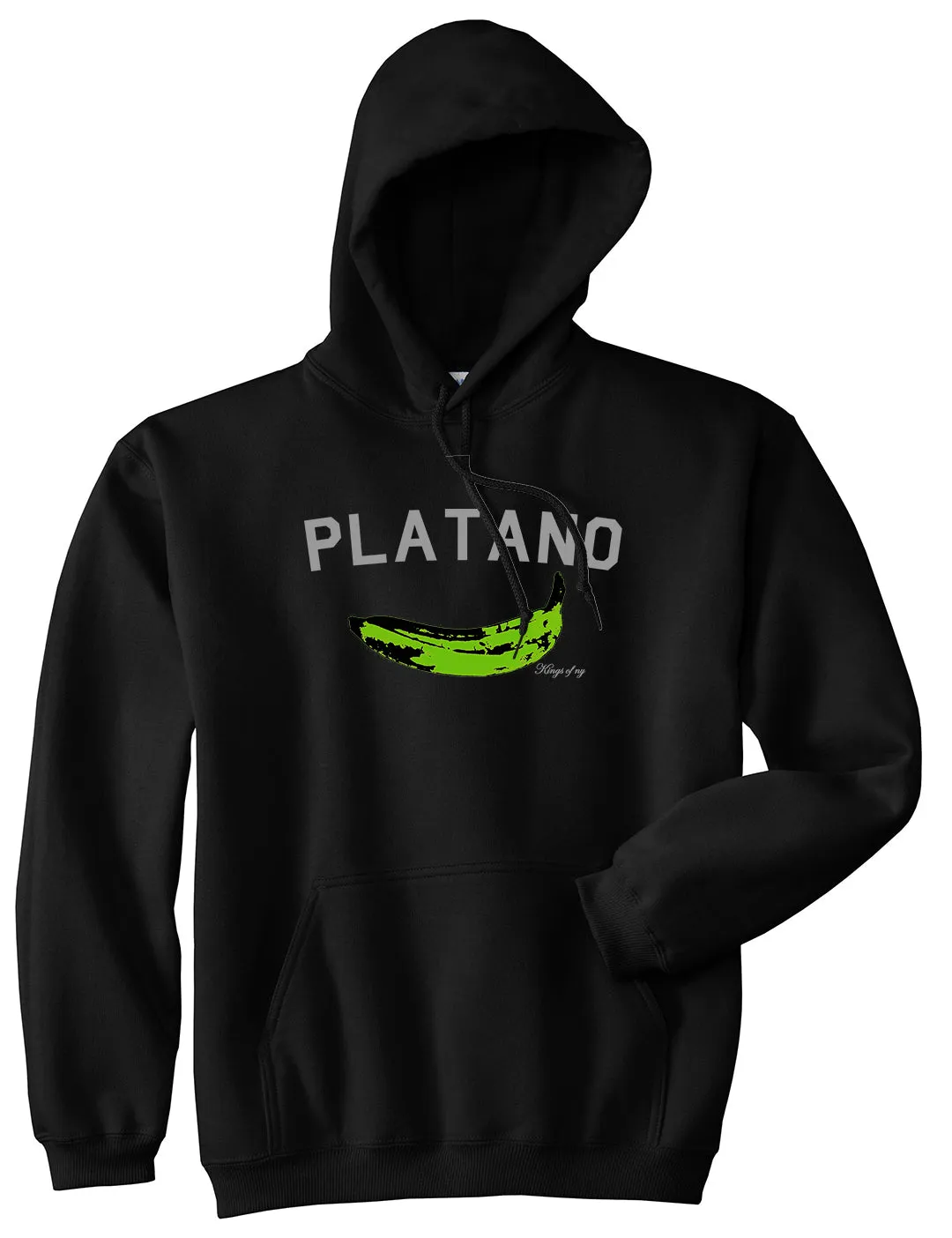 Platano Dominican Artwork DR Mens Pullover Hoodie