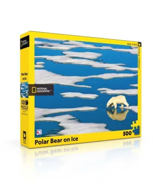 Polar Bear On Ice 500 Piece Puzzle