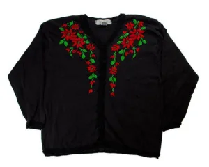 Pretty Flowers-Large Christmas Sweater