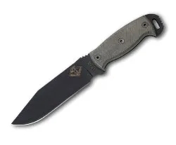 RD 6 Black Micarta Handle Blk Plain