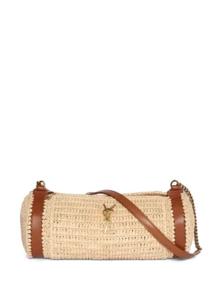 Saint Laurent   Raffia shoulder bag 