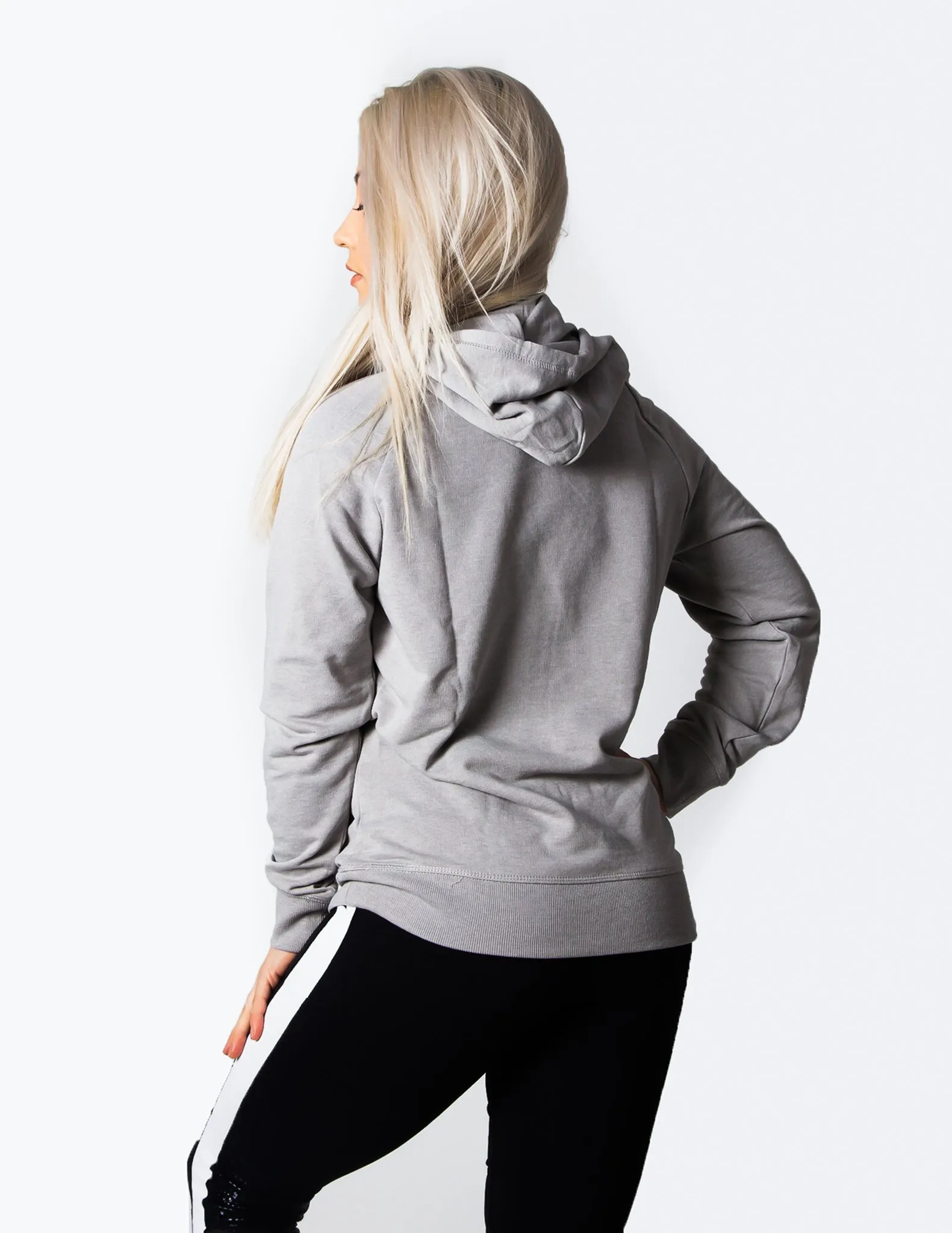 SIGNATURE PULLOVER HOODIE - LIGHT GREY MARL