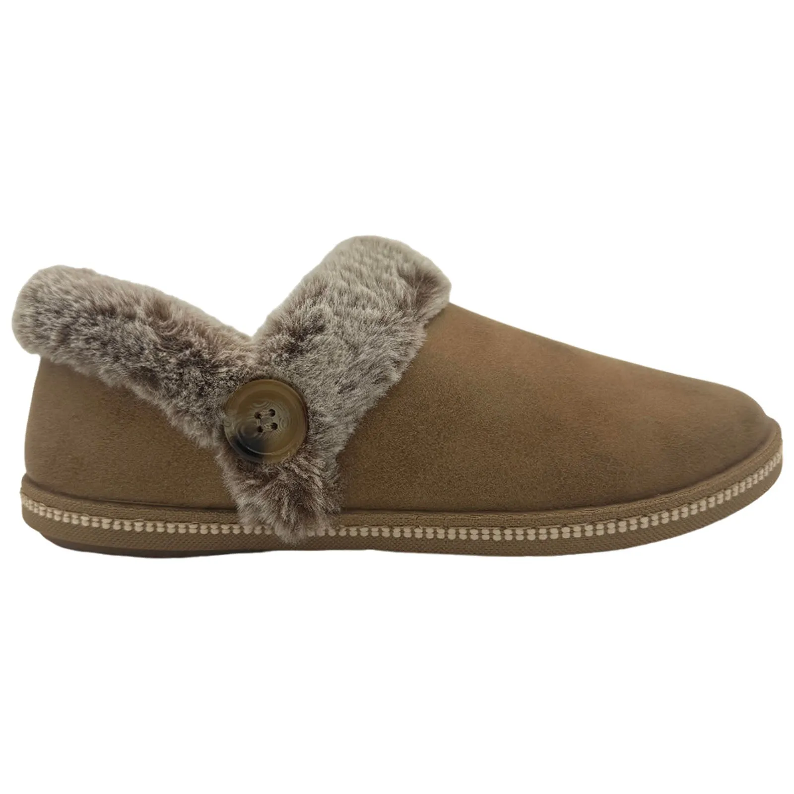 Skechers Ladies Cozy Campfire French Toast 2 Slippers