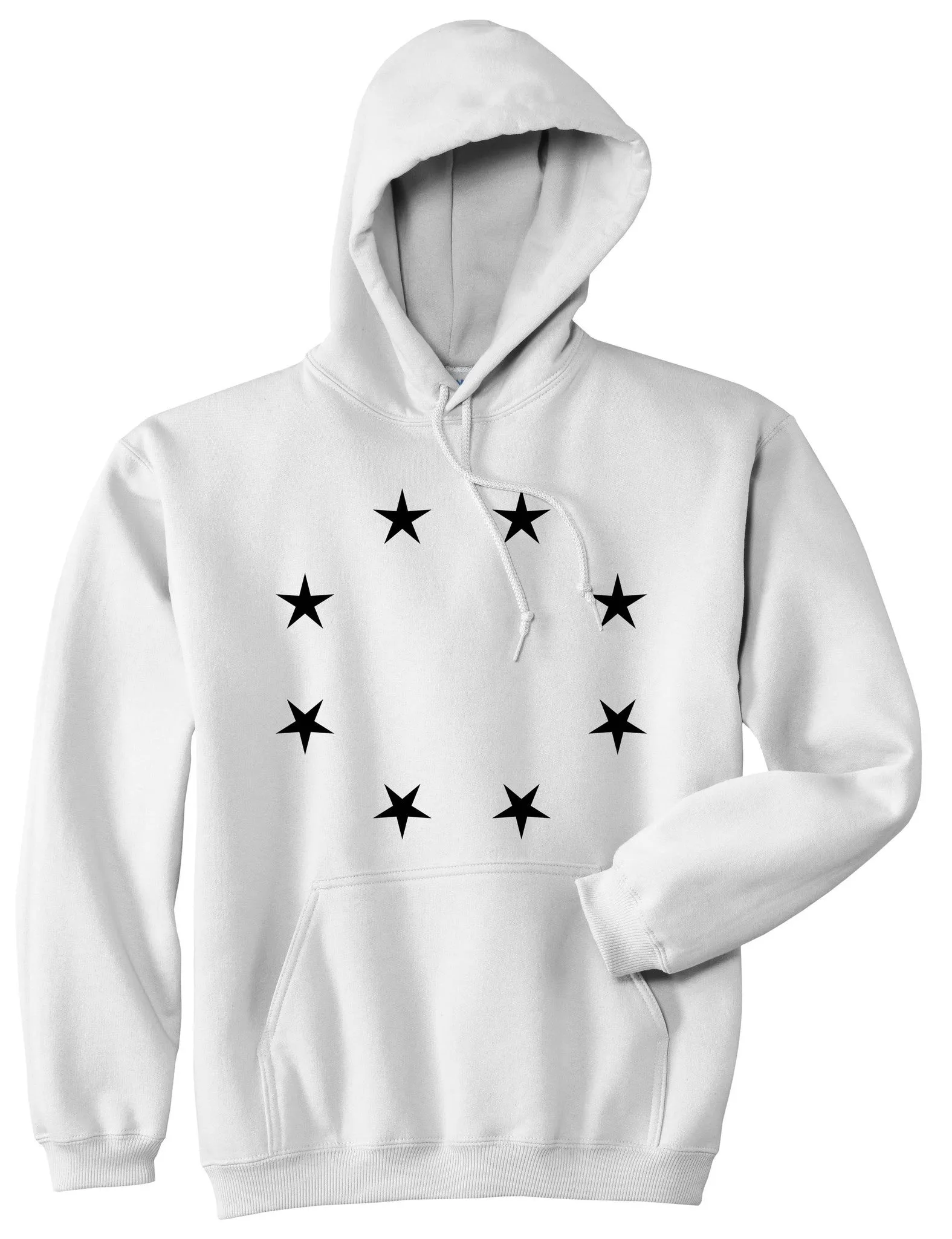 Stars Circle Goth Ghetto Pullover Hoodie Hoody