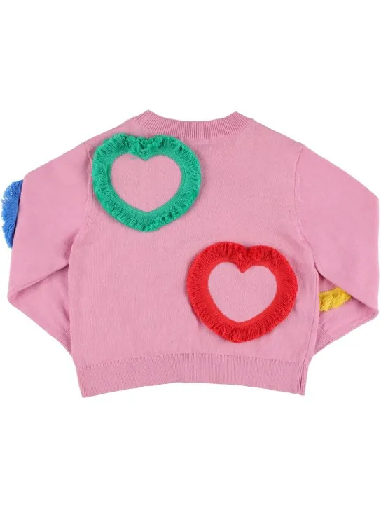 Stella McCartney Kids   Organic cotton knit sweater 