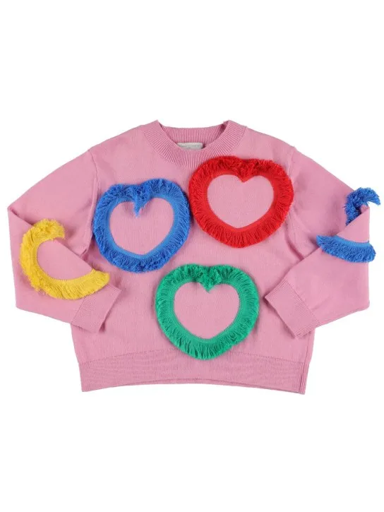 Stella McCartney Kids   Organic cotton knit sweater 