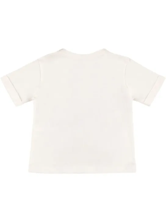 Stella McCartney Kids   Star patch cotton jersey t-shirt 