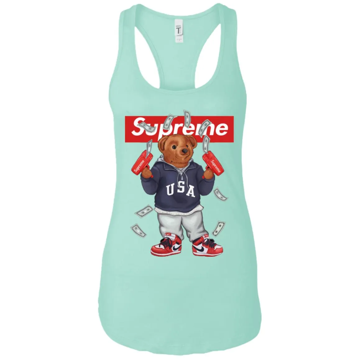 Supreme Bear Hot Trending T-shirt Women Tank Top