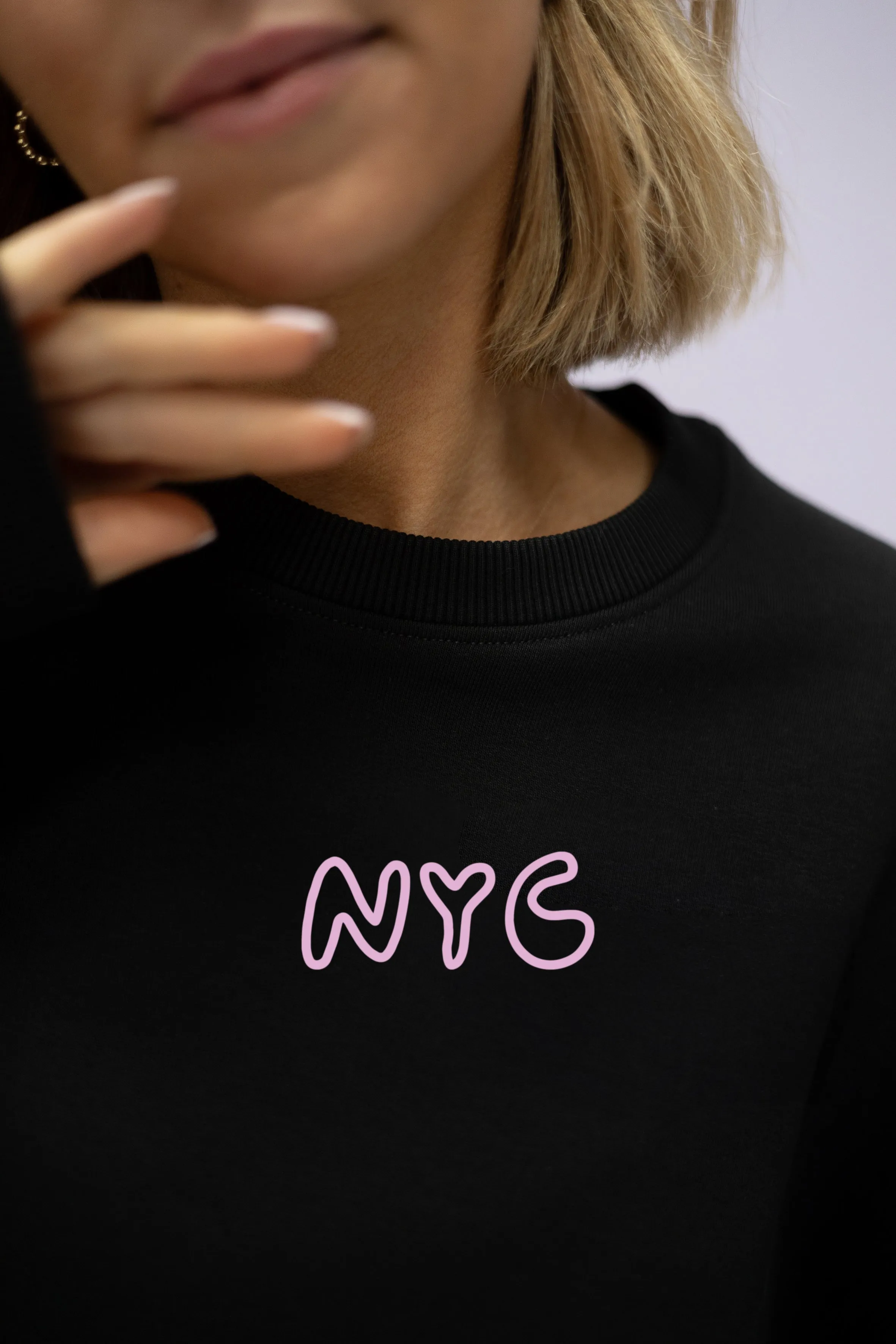 Sweater (Oversized) mit "NYC" Motiv