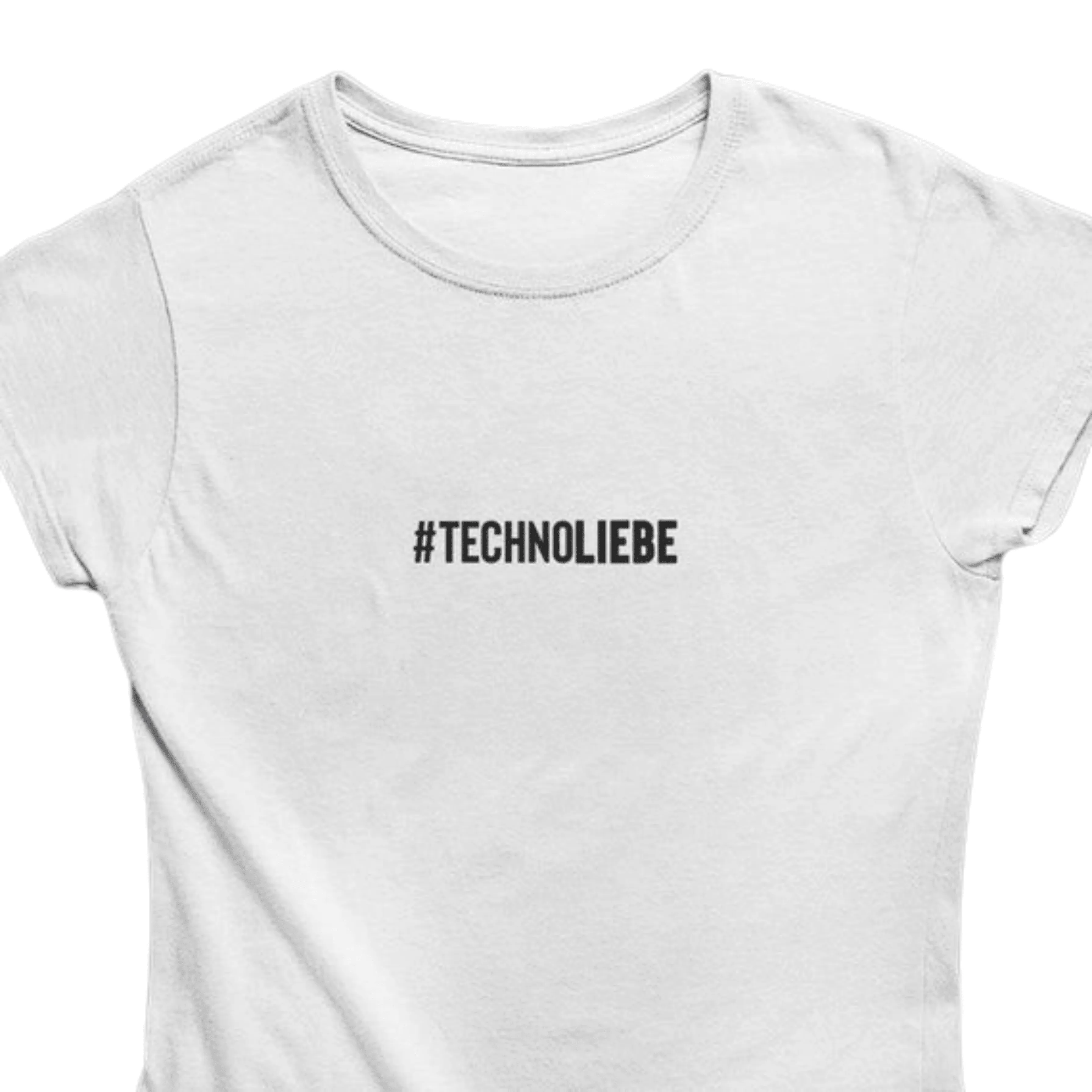 #technoliebe T-Shirt (schwarz oder weiß)