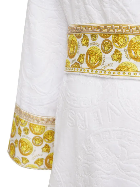 Versace   Jaq Medusa cotton bathrobe 