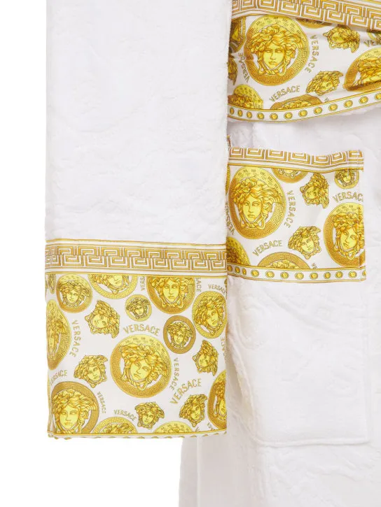 Versace   Jaq Medusa cotton bathrobe 