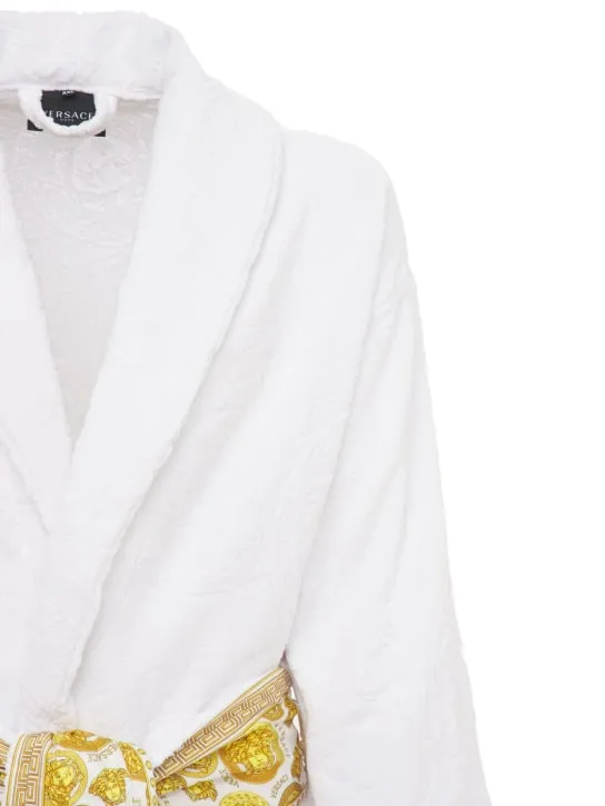 Versace   Jaq Medusa cotton bathrobe 