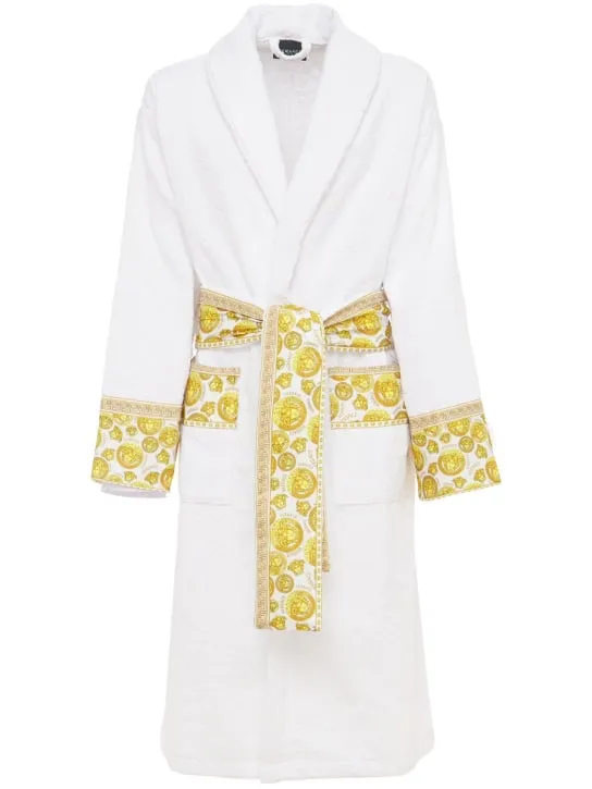 Versace   Jaq Medusa cotton bathrobe 