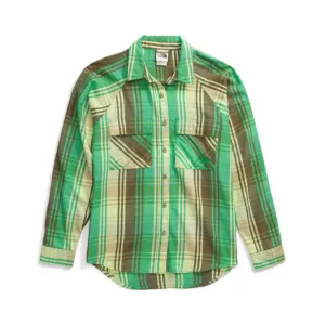 Women's The North Face | Set Up Camp Flannel Shirt | Optic Emerald