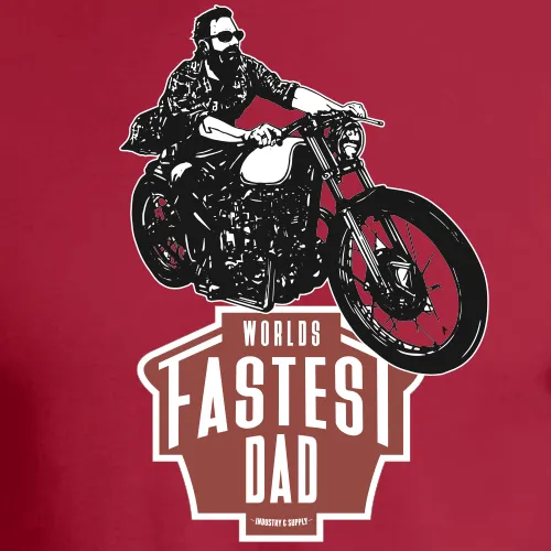 WORLD'S FASTEST DAD BOBBER T-SHIRT