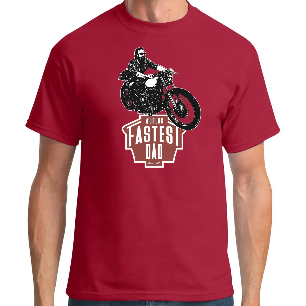 WORLD'S FASTEST DAD BOBBER T-SHIRT