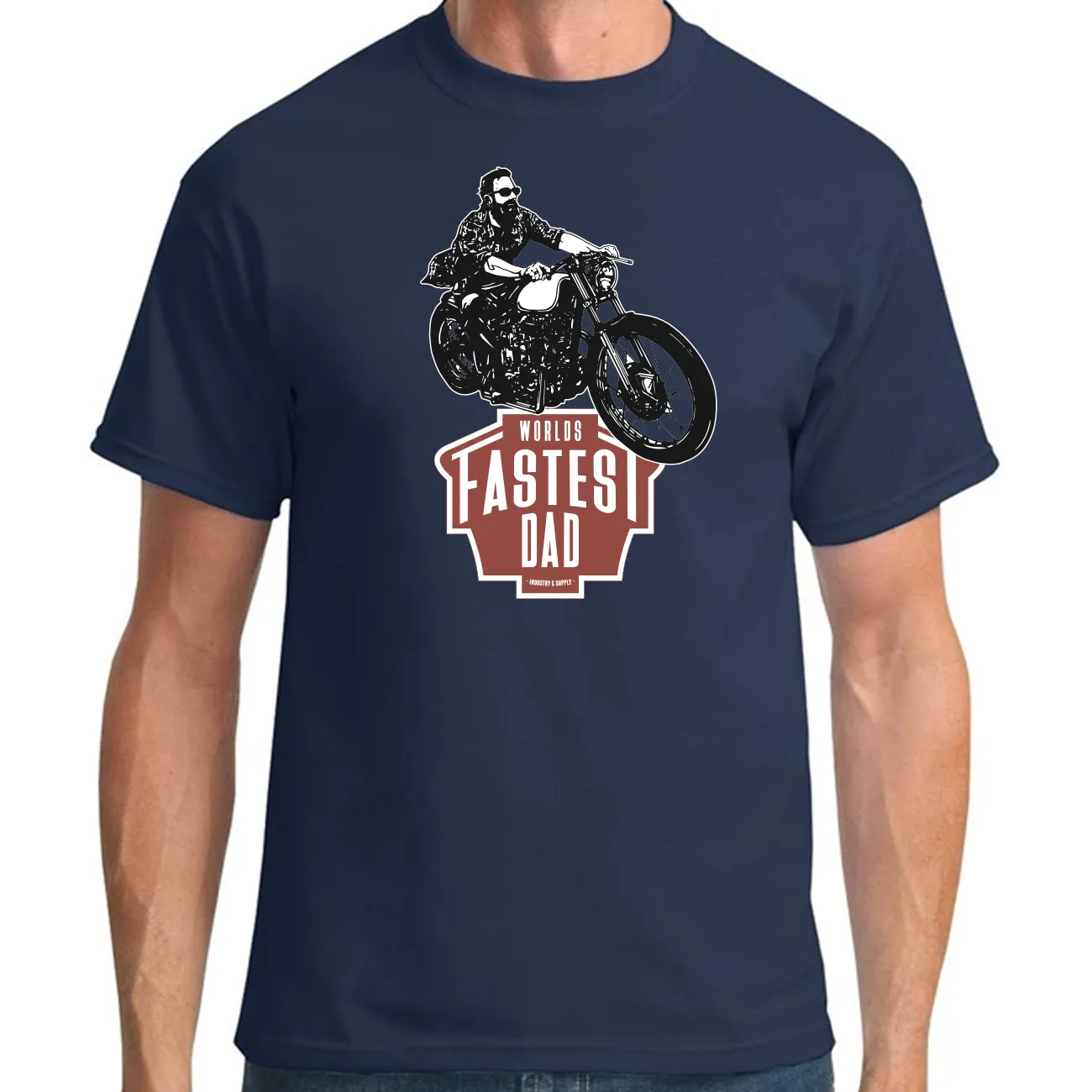 WORLD'S FASTEST DAD BOBBER T-SHIRT