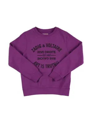 Zadig&amp;Voltaire   Printed cotton sweatshirt 